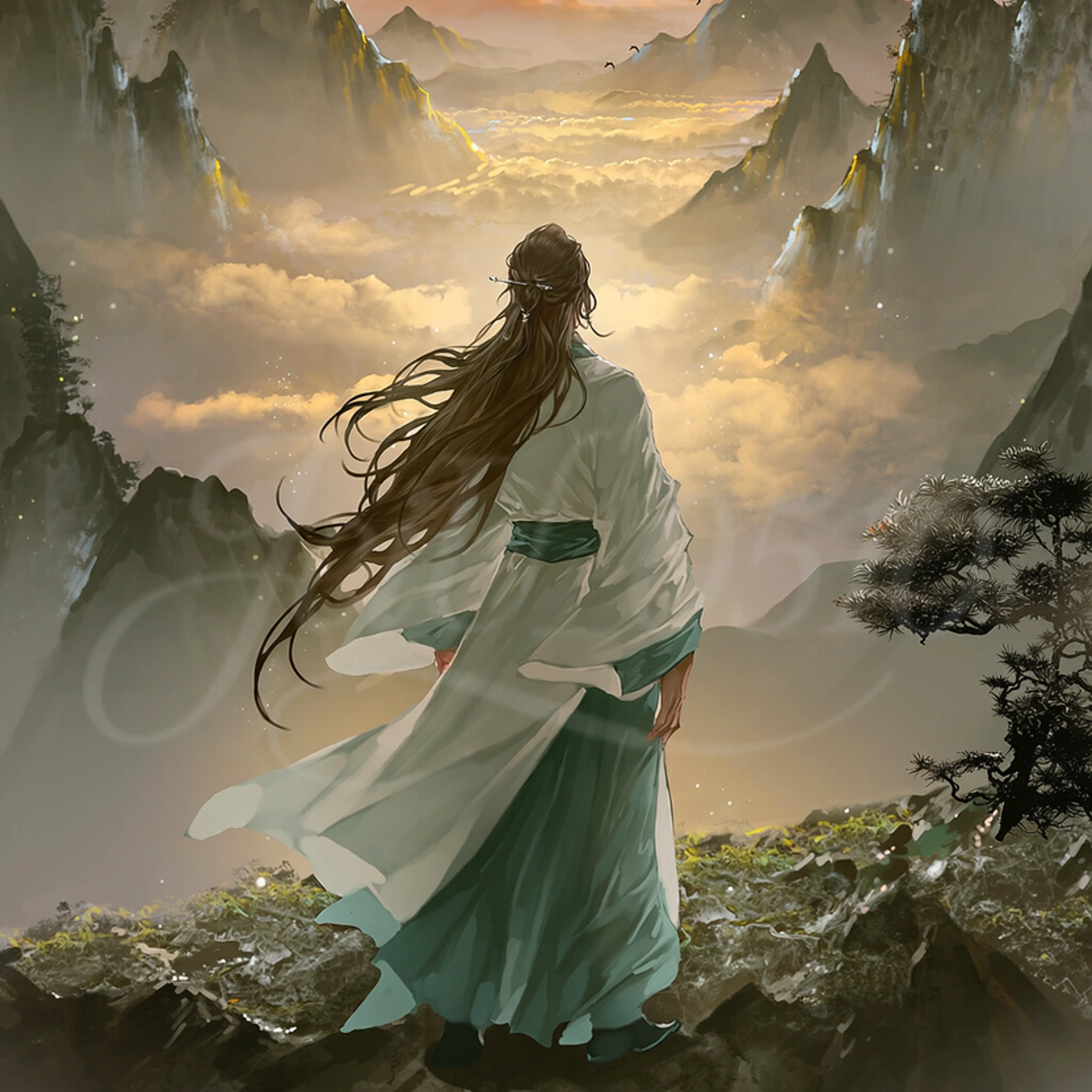 청운만리불문귀기(青雲萬里不問歸期)