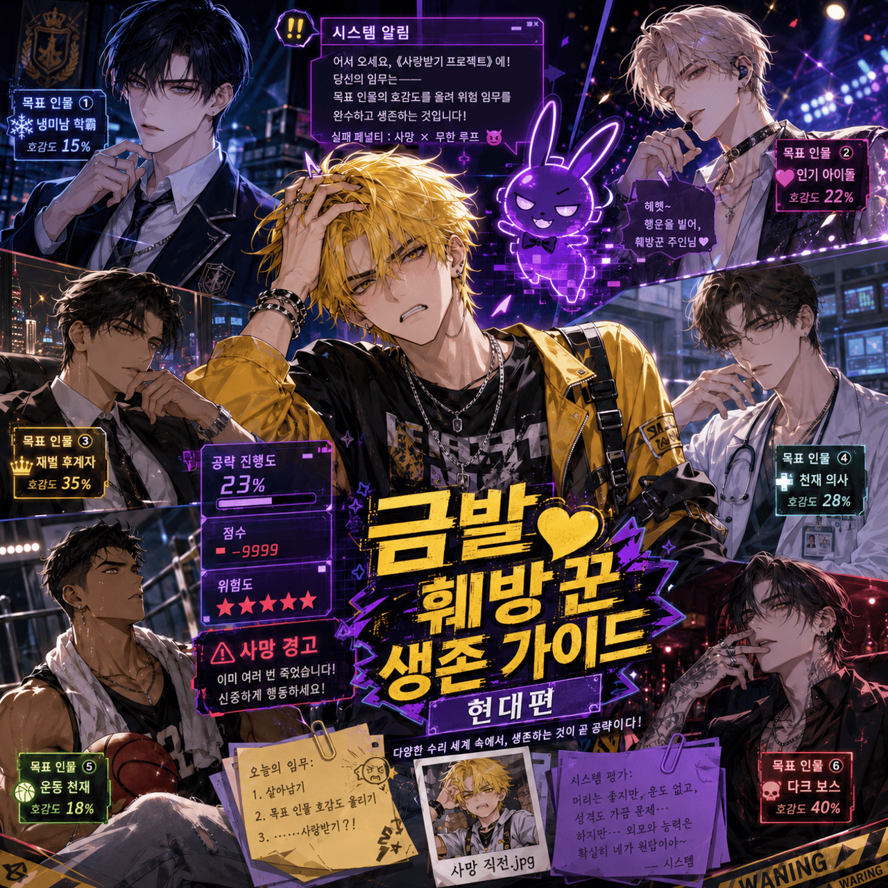 《💛금발 훼방꾼 생존 가이드》현대편