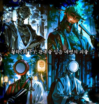 관복을 입은 네명의 괴물